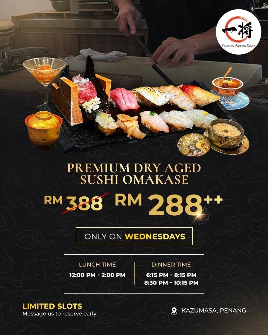 Premium Dry Aged Sushi Omakase