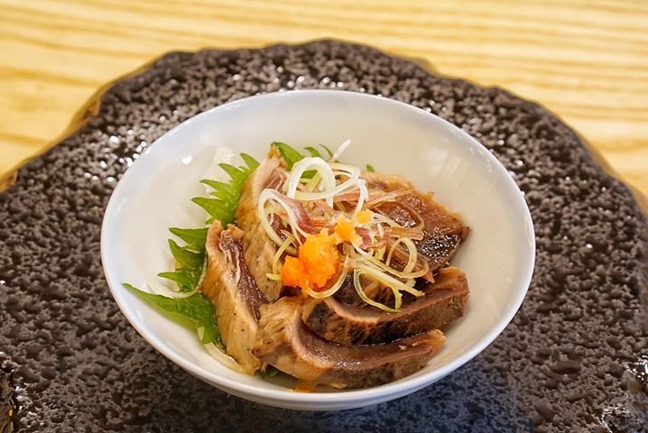 Fish nitsuke, simmered in soy